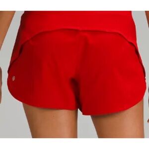Speed up Lululemon short size 6 in red